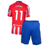 Koszulka piłkarska Atletico Madrid Thomas Lemar #11 Strój Domowy dla dzieci 2024-25 tanio Krótki Rękaw (+ Krótkie spodenki)